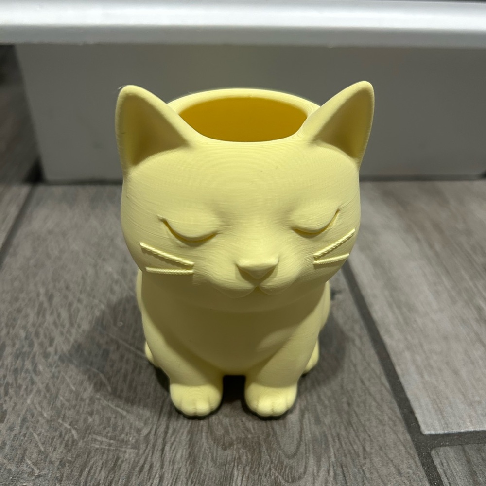 3D Printed Cat Organizer | Pen Holder | Makeup Brush Cup | Cat Lover Gift - Picture 6 of 7